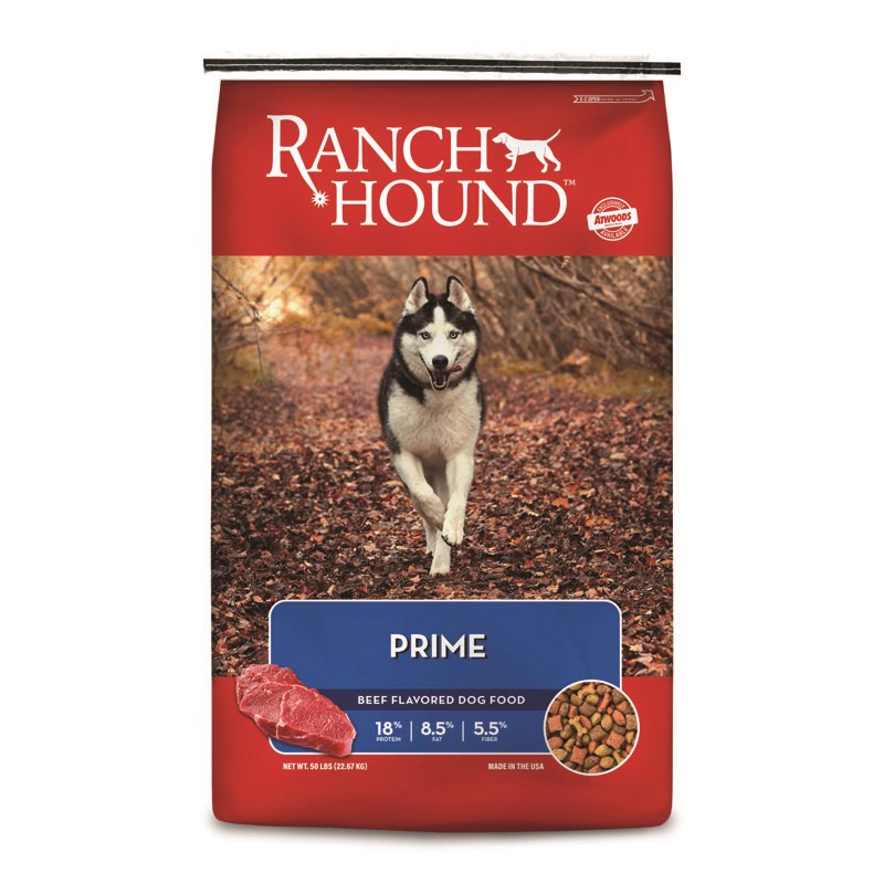 Ranch Hound Dry Dog Food- Prime Beef, 50 lb